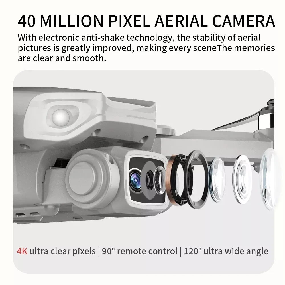 Drone L900 Pro 4K Professional - Drone Gimbal Brushless recension och pris