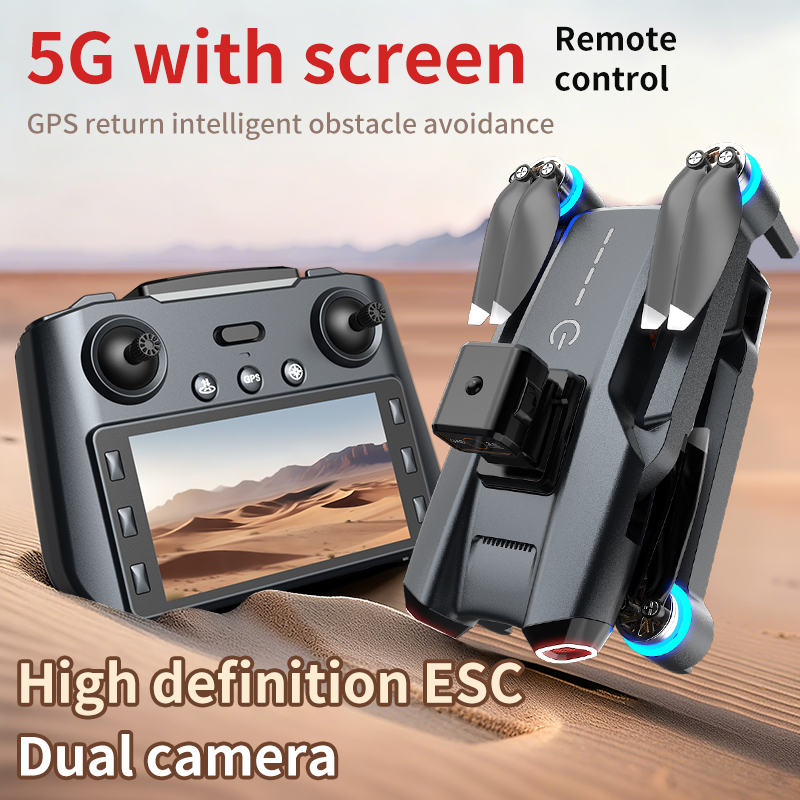 814 drone profissional 4K HD C - Drone Gimbal Brushless recension och pris